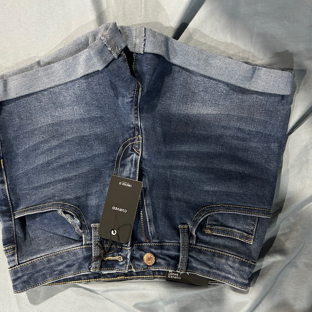 Forever 21 Women's Blue Jean Shorts